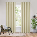 RYB HOME Bedroom Blackout Curtains 80 inches Long, 100% Blackout Thermal by RYBHOME