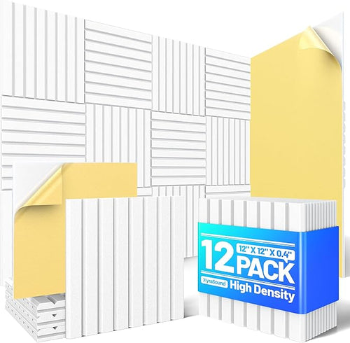 12 Pack Sound Proof Foam Panels by Unknown