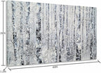 Yihui Arts - One Panel Canvas Wall Art Snowy White Forest Picture Art Print - Image 2