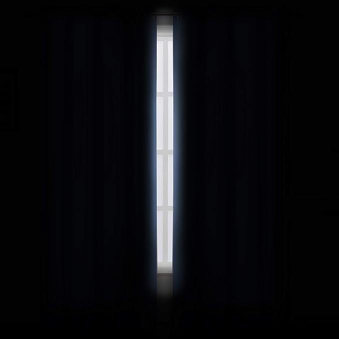 LEMOMO Sky Blue Thermal Blackout Curtains/42 x 95 Inch/Set of 2 Panels Room - Image 3