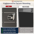 Keonjinn 48 x 30 Inch Black Bathroom Mirrors - Image 8