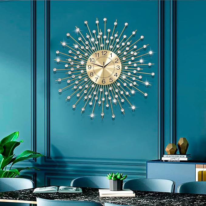 Extra Large Wall Clocks for Living Room Big Modern Wall Clock Silent Battery - Image 2