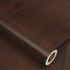 Heroad Peel and Stick Wallpaper Wood Contact Paper Wood Wallpaper Red Brown by HeroadBrand