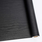 Abyssaly Black Wood Peel and Stick Wallpaper 11.78 in X 590 in Decorative by Abyssaly