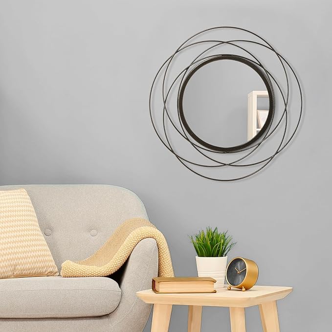 Wall Mirror Mounted Round Decorative Mirrors - Image 3
