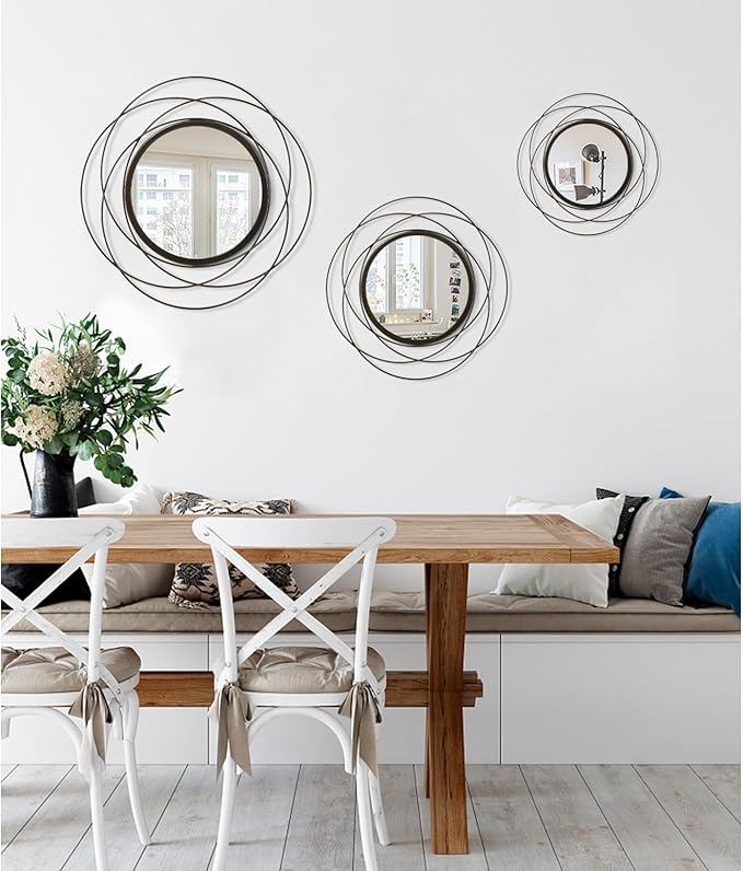 Wall Mirror Mounted Round Decorative Mirrors - Image 6