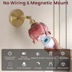 Vintage Battery Operated Wall Sconce - Image 6
