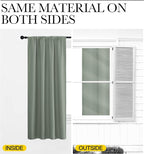 NICETOWN 2 Panels Blackout Curtains, Rod Pocket Thermal Insulated Drapes - Image 7