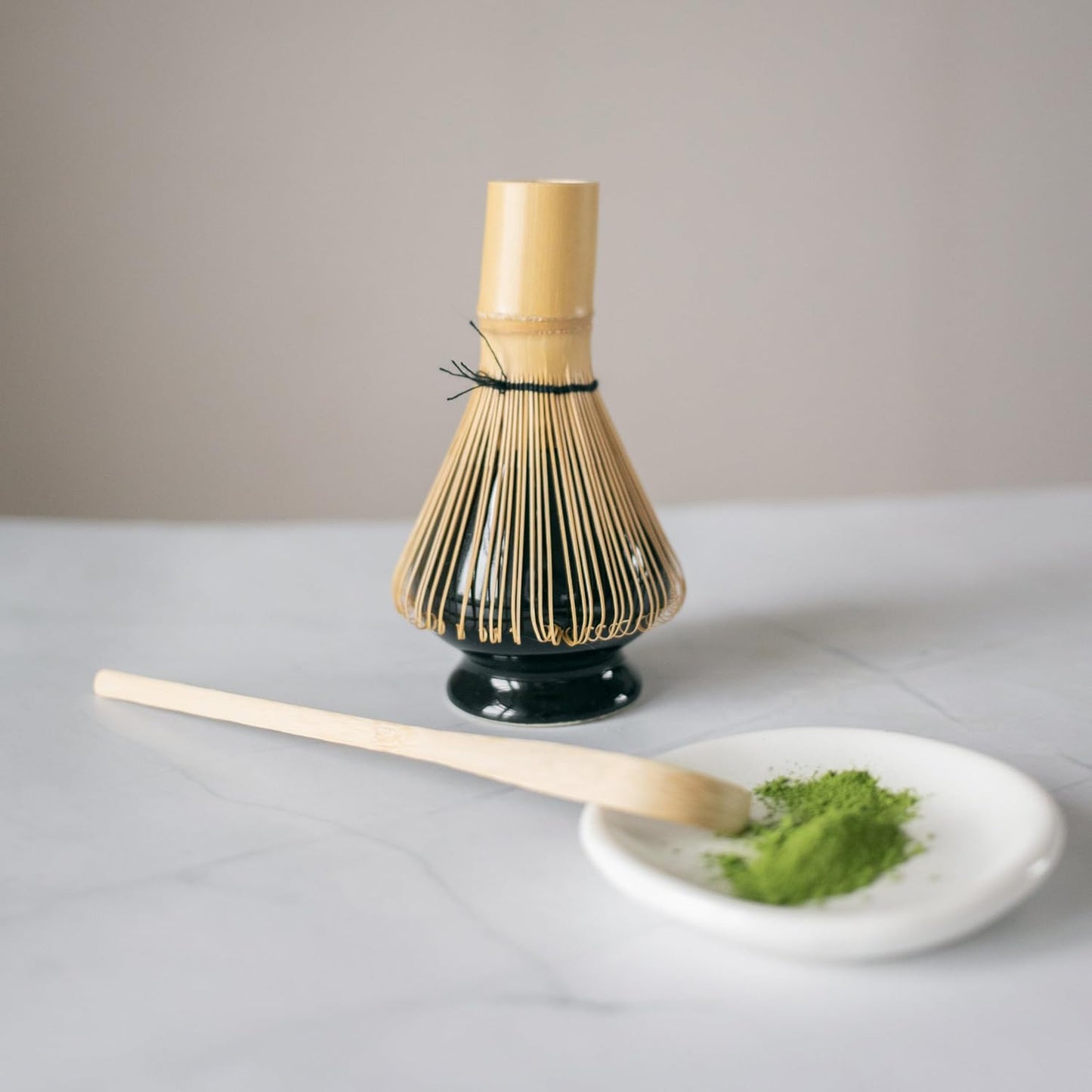 Japanese Matcha Tea Set(7pcs),Matcha Bowl And Whisk Set,Whisk Holder, Matcha Powder Sifter, Bamboo Scoop,The Perfect Matcha Tools Kit For Matcha Tea Ceremony (Kiln Glaze-Blue)