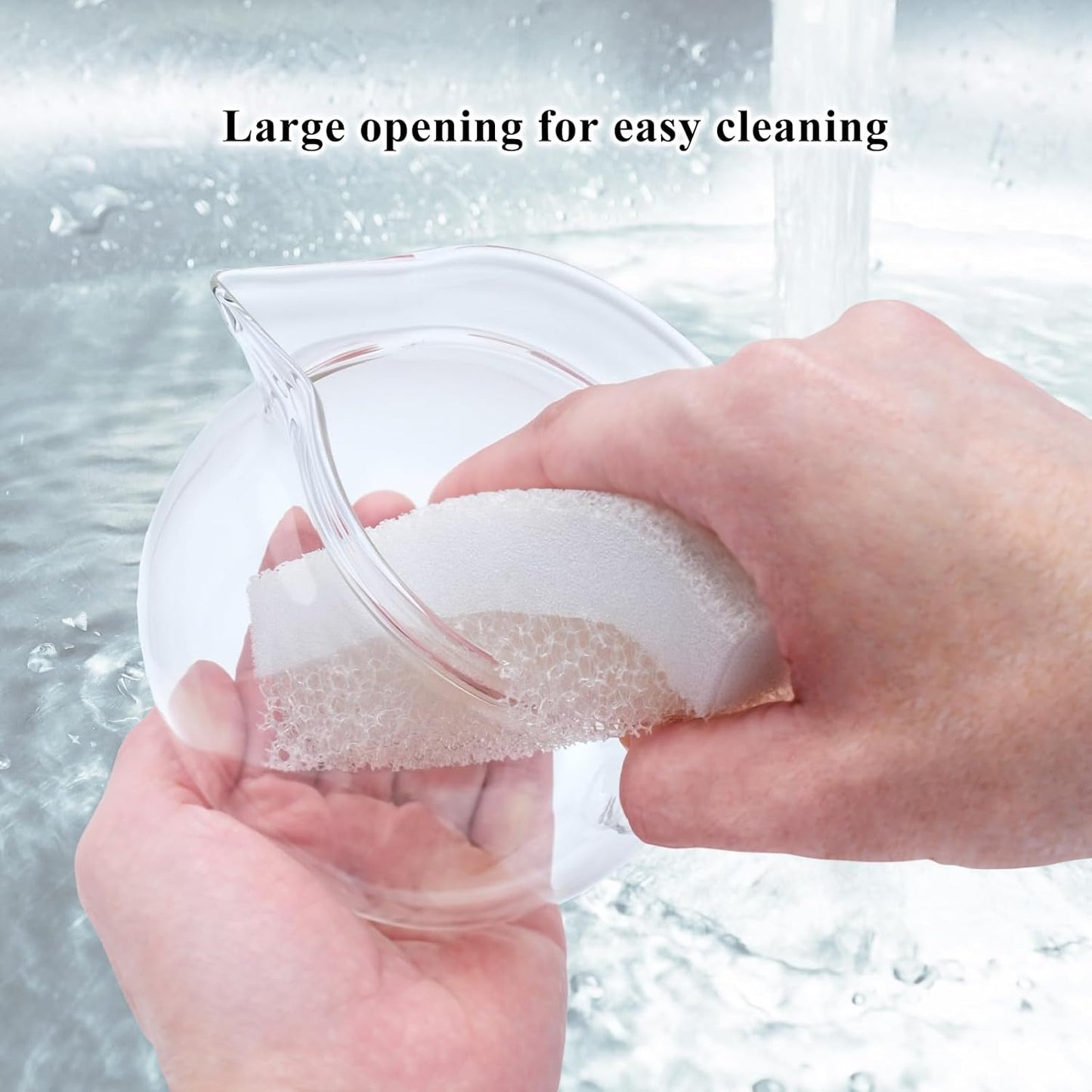 Heatproof Glass Teapot 13.5 fl (400 ml) with Removable Ceramic Infuser strainer Ha-Pot Made in Japan (Pink)