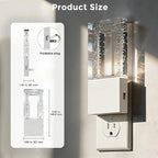 L LOHAS LED Night Light Plug in, 2 Pack Foldable Night Lights Plug into Wall - Image 8