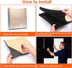 FONESO Acoustic Panels, High Density Soundproof Foam Panels, Fire Resistant - Image 8