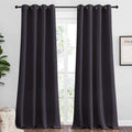 NICETOWN Greyish Purple Blackout Curtains 96 inches Length by NICETOWN