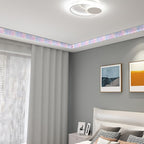 HOMETITUTE Wallpaper Border Peel and Stick Wall Border 4x196 Inch Iridescent - Image 4