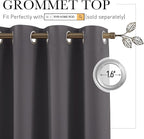 RYB HOME Extra Wide Curtain for Room Divider, 20ft Wide x 8ft Long - Image 2