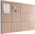 Bumusty Large Cork Board Alternative-48 x 36" Felt Bulletin Board Tiles by BUMUSTY