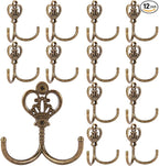 12 Sets Vintage Coat Hooks, Wall Hooks by XHIPY