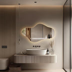 Modern Irregular LED Bathroom Mirror - Image 3