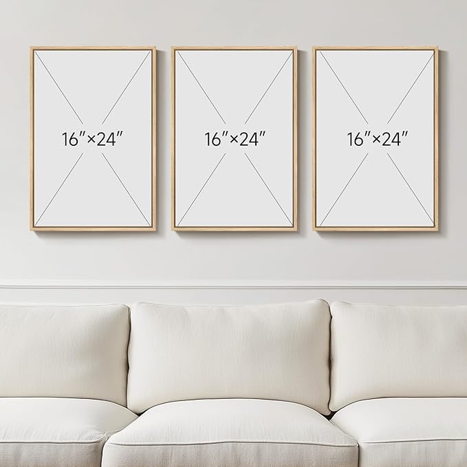 Framed Christian Wall Art Set of 3, Neutral Psalm Scripture Canvas Prints - Image 8
