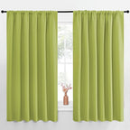 NICETOWN Blackout Curtains for Bedroom, Fresh Green, 1 Pair, 62 by 63-inch by NICETOWN