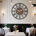 24 Inch Modern Decorative Metal Wall Clock - Image 8