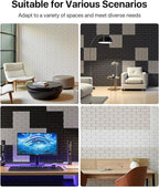 Soundsbay Soundproof Wall Panels, Acoustic Panels Self Adhesive, 18 Pack Sound - Image 5