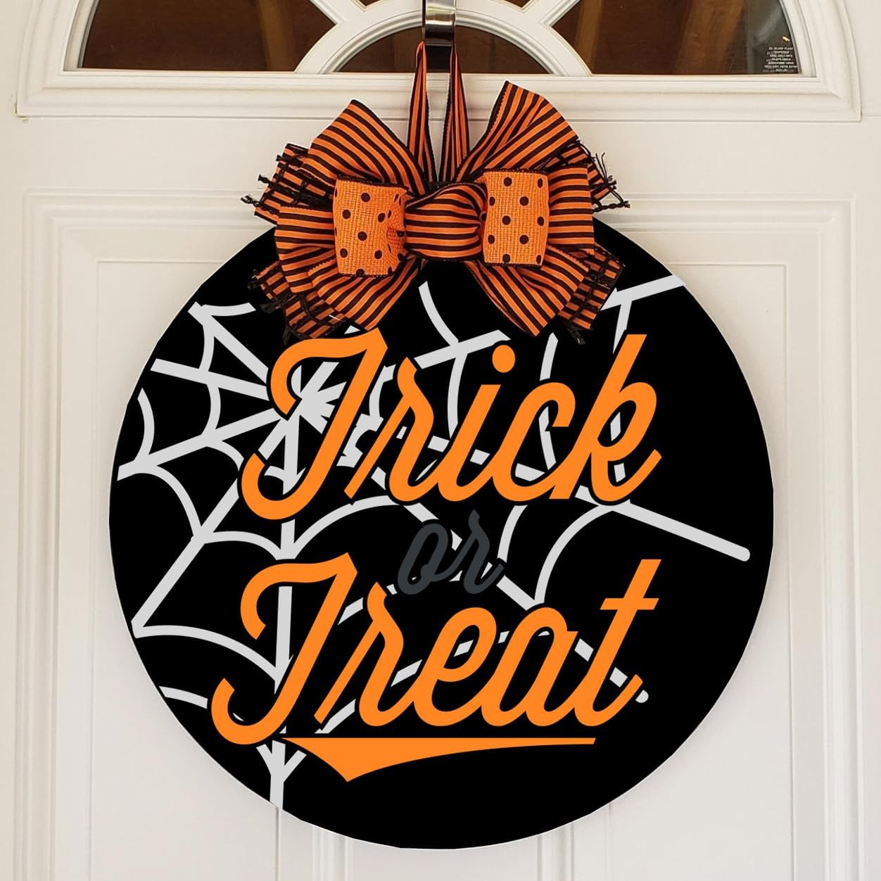 Halloween Stencils for Painting on Wood 12inch Large Reusable Halloween Stencil for Door Hanger Round Skeleton Ghost Boo Templates for Door Mat Fabric