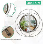 Circle Mirror Wall Decorative Metal Wall Mirror, Art Small Round Wall Home - Image 7