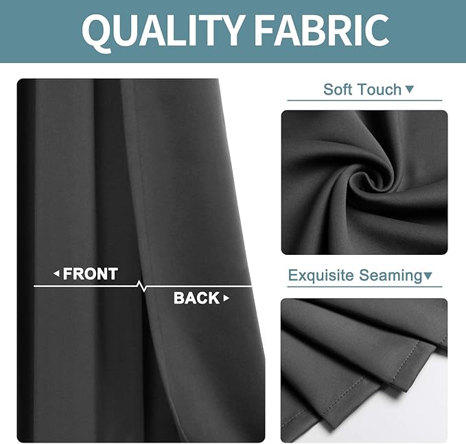 ChrisDowa Blackout Curtains 102 Inches Long - Image 2