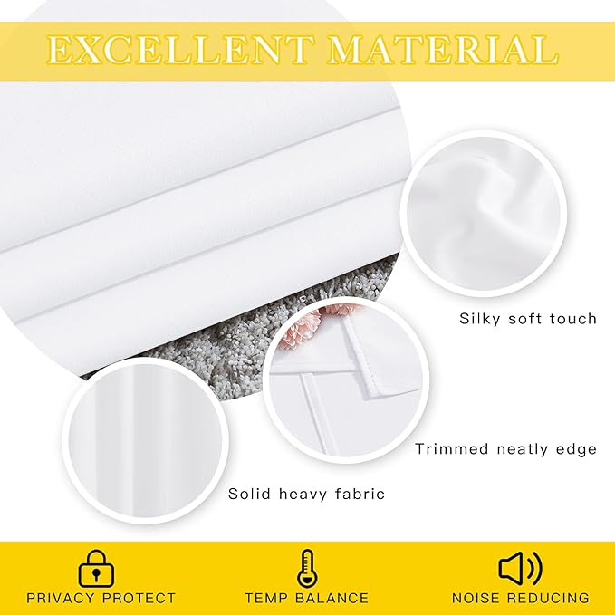 NICETOWN Sliding Door Curtain Window Treatment, Energy Smart Thermal Insulated - Image 4