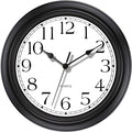 Foxtop Silent Non-Ticking Round Classic Clock Retro Quartz Decorative Battery by Foxtop