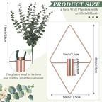 Jexine 8 Pcs Hanging Planters - Image 2