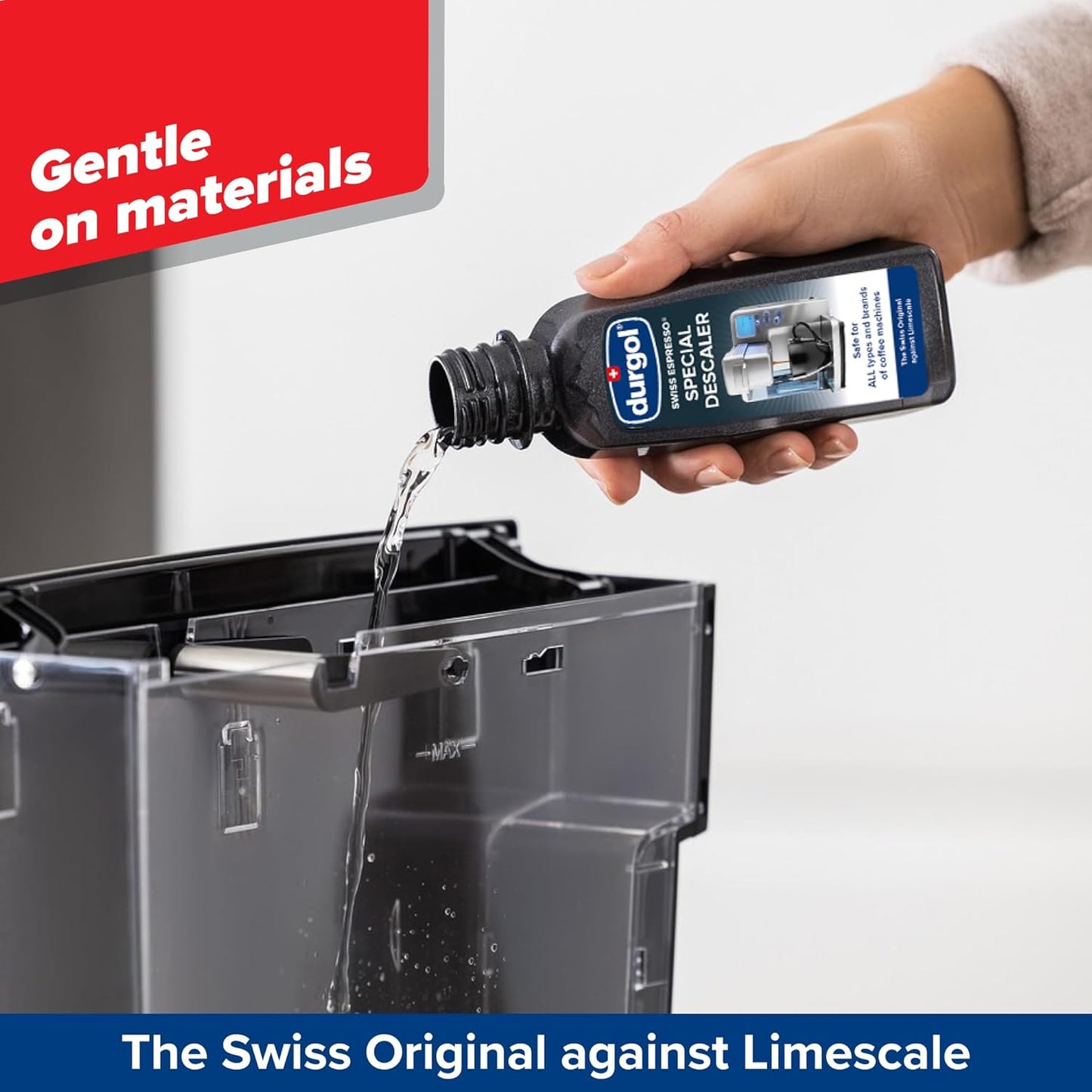 Durgol Swiss Espresso, Descaler and Decalcifier for All Brands of Espresso Machines and Coffee Makers, 4.2 Fluid Ounces (Pack of 2)