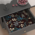 Laatse Vintage Green Wallpaper Peel and Stick Dark Floral Wallpaper 17.5'' x - Image 2