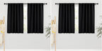 RYB HOME Short Bedroom Blackout Curtains by RYBHOME