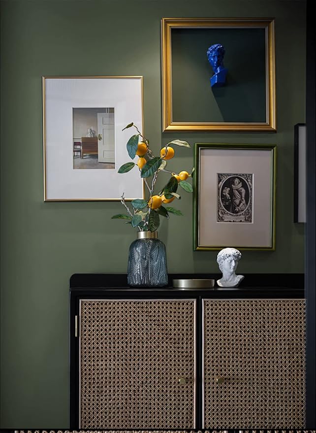Dimoon 590''x17.7'' Green Peel and Stick Wallpaper Contact Paper Modern Self - Image 6