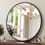 XRAMFY 30 Inch Round Mirror by XRAMFY