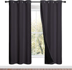 NICETOWN Full Shade Curtain Panels, Pair of Thermal Insulated & Energy by NICETOWN