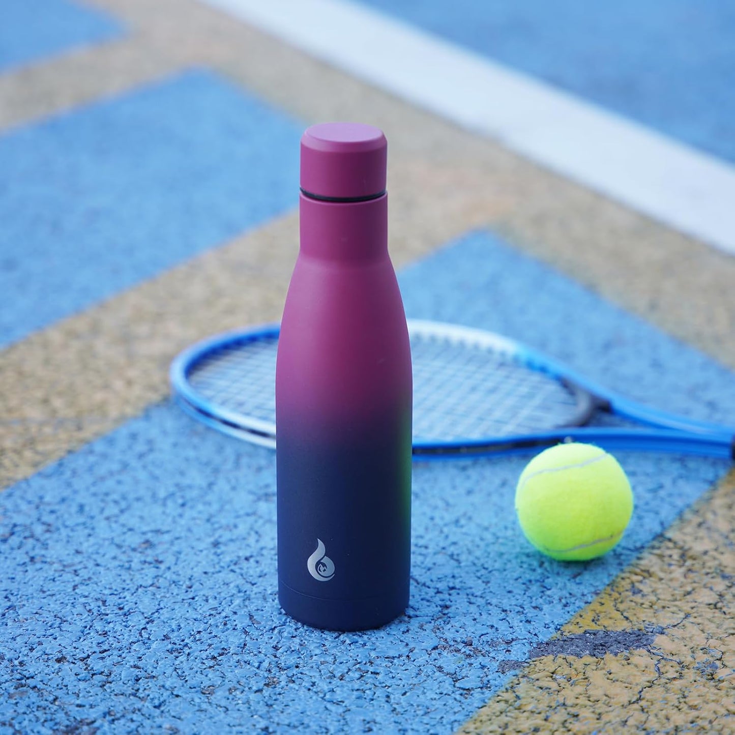 BJPKPK 25oz Insulated Stainless Steel Water Bottles Reusable Metal Travel Sports Water Bottle Keep Cold and Hot,Cherry