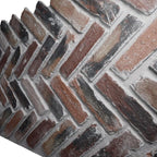 EverStone Herringbone Faux Brick Panel, 46 1/2"W x 25 1/4"H x 1"D, Farmhouse - Image 7