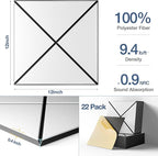 22 Pack X-Line Design Acoustic Panels, Soundproof Wall Panels - Image 4