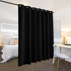RYB HOME Privacy Curtain for Sliding Glass Door, Light Block Noise Reduce - Image 3