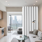 Joydeco Blackout Patio Sliding Door Curtains 84 Inches Long, Grommet Privacy - Image 2