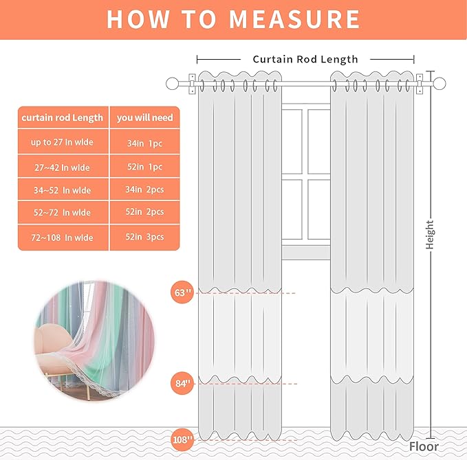 XiDi Pink Grey 84 inchs Long Curtains - Image 8