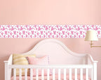 FLFK Pink Heart Wallpaper Border - Image 5