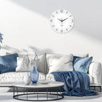 XFM White Wall Clocks Battery Operated - Image 4
