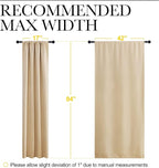 NICETOWN Kitchen Room Darkening Curtains - Image 6
