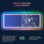 LOAAO 84"X40" LED Bathroom Mirror - Image 8