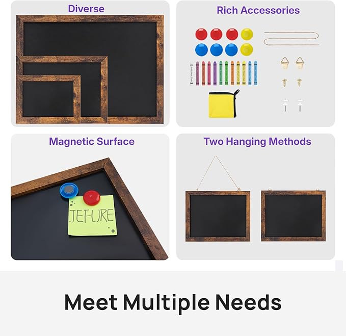 Magnetic Chalkboard, 20x30 Inches Blackboard - Image 4