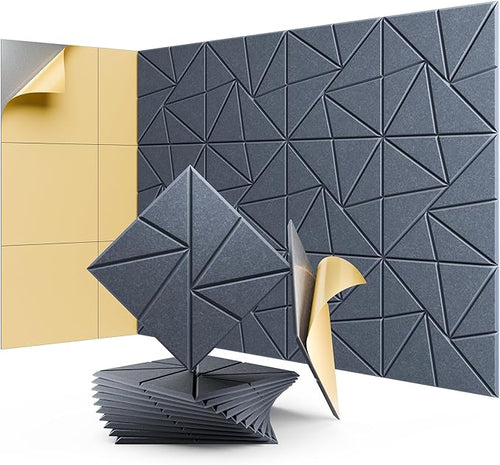 12 Pack Acoustic Panels, Sound Proof Foam Panels by LEIYER